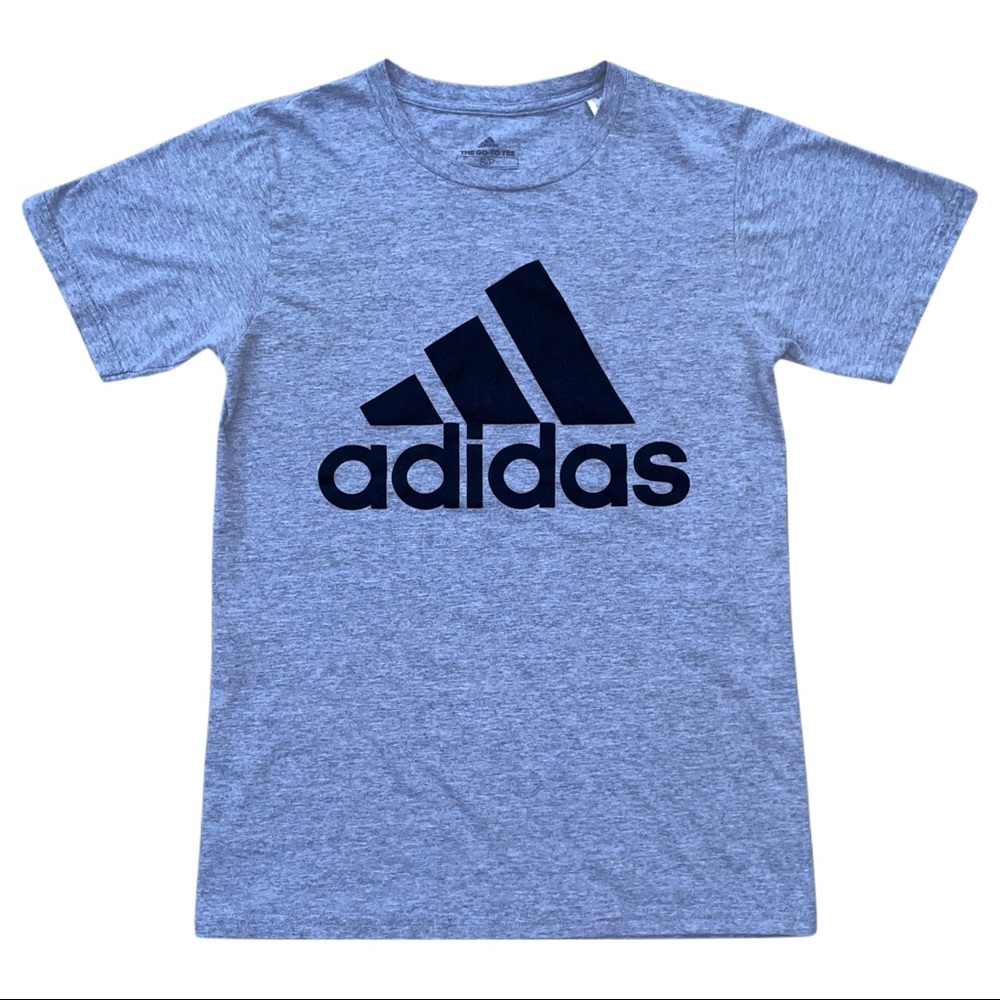 Adidas Men’s Gray Short Sleeve T-Shirt